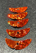 ORANGE GLITTER (5pk) DOUBLE SIDED