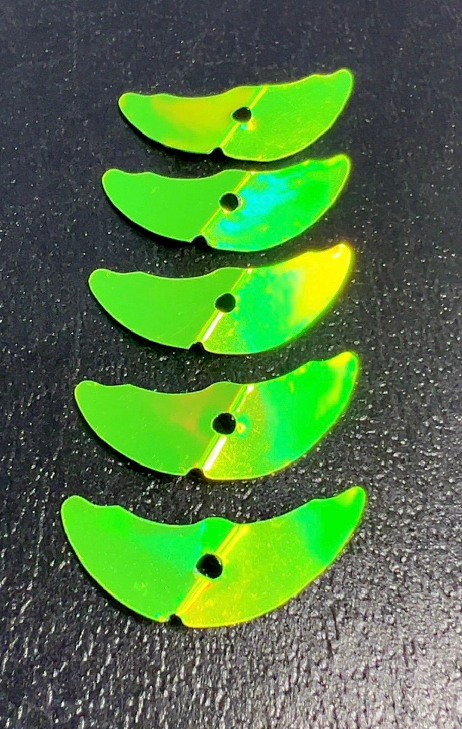 HOLO GREEN (5pk) double sided