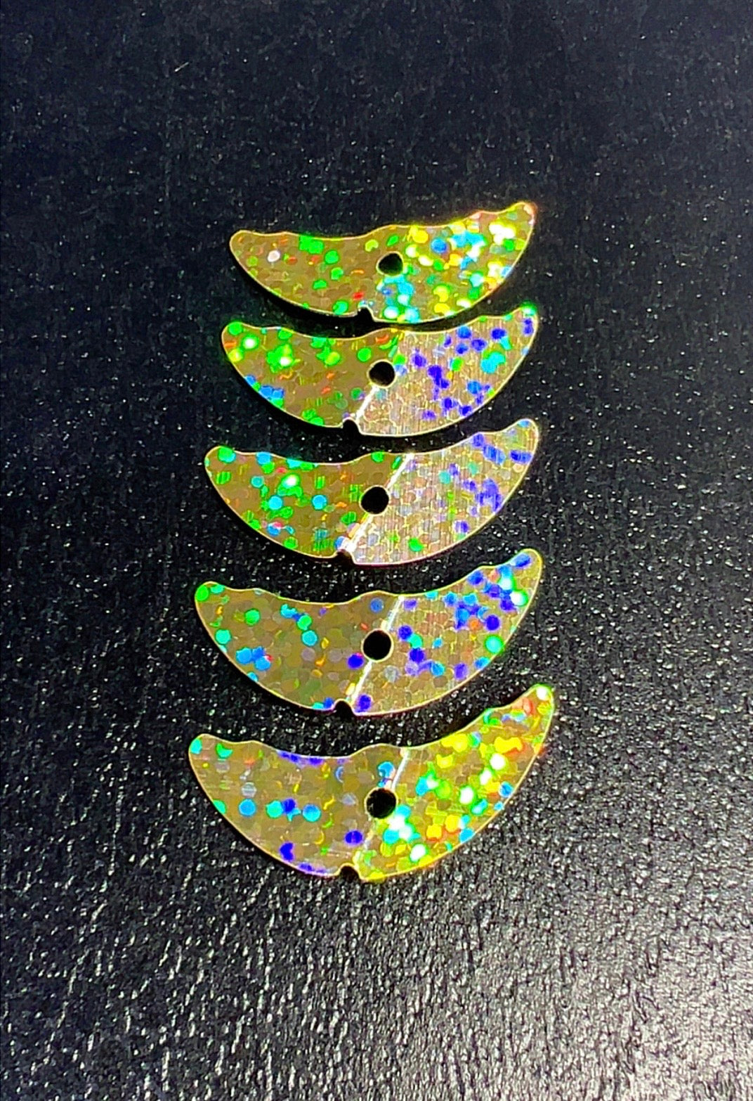 GOLD GLITTER (5pk) DOUBLE SIDED