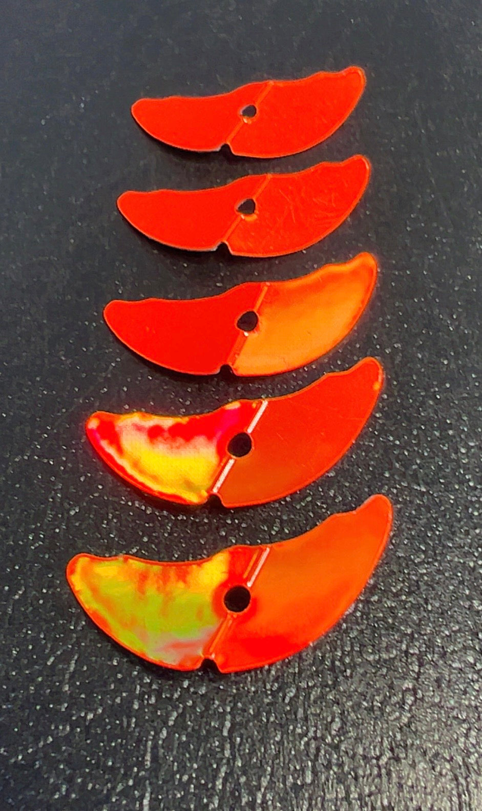 HOLO ORANGE (5pk) double sided
