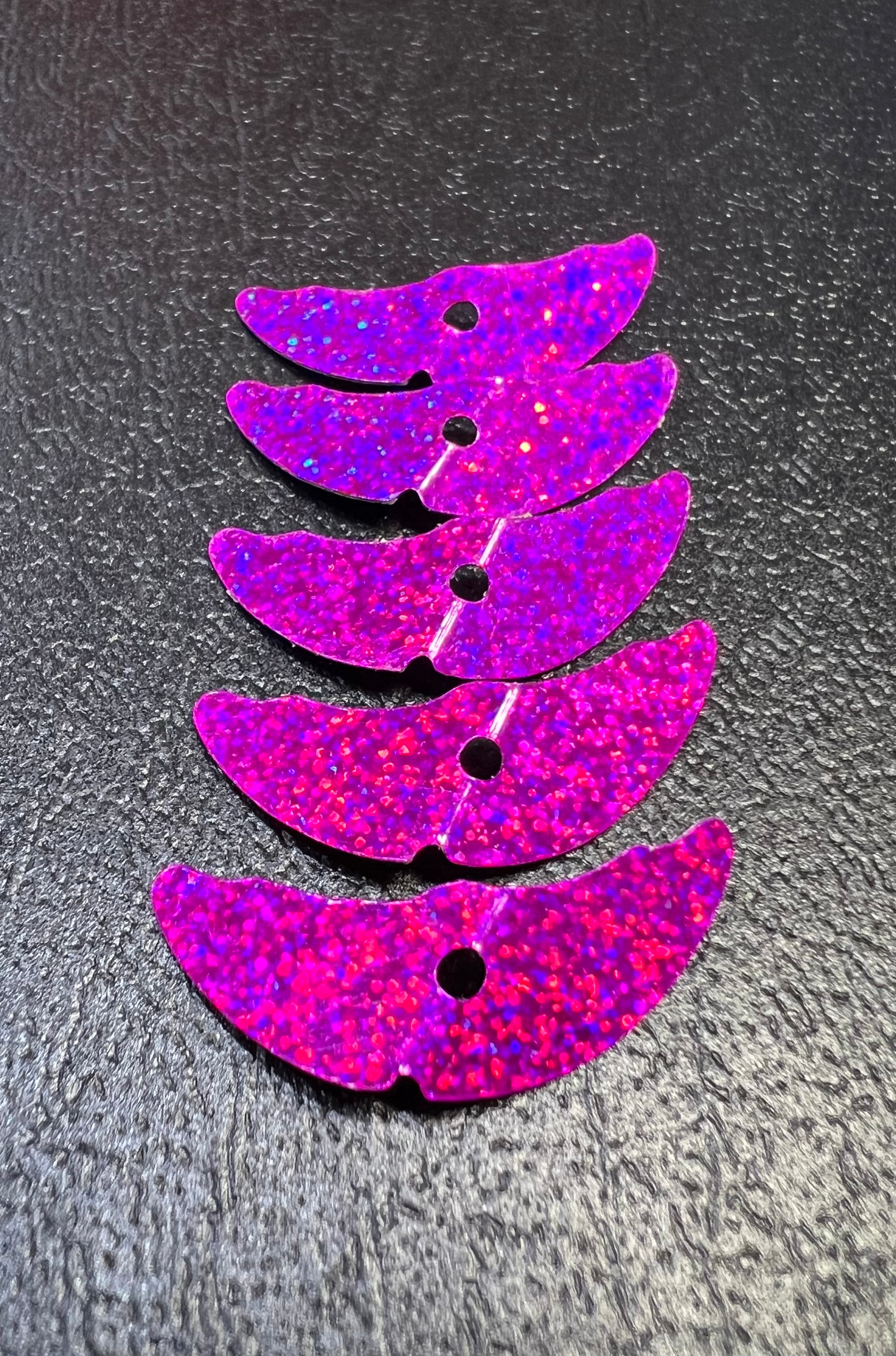 MINI GLITTER PURPLE (5PK) DOUBLE SIDED