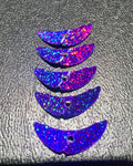 ROYAL PURPLE MINI GLITTER (5pk) DOUBLE SIDED