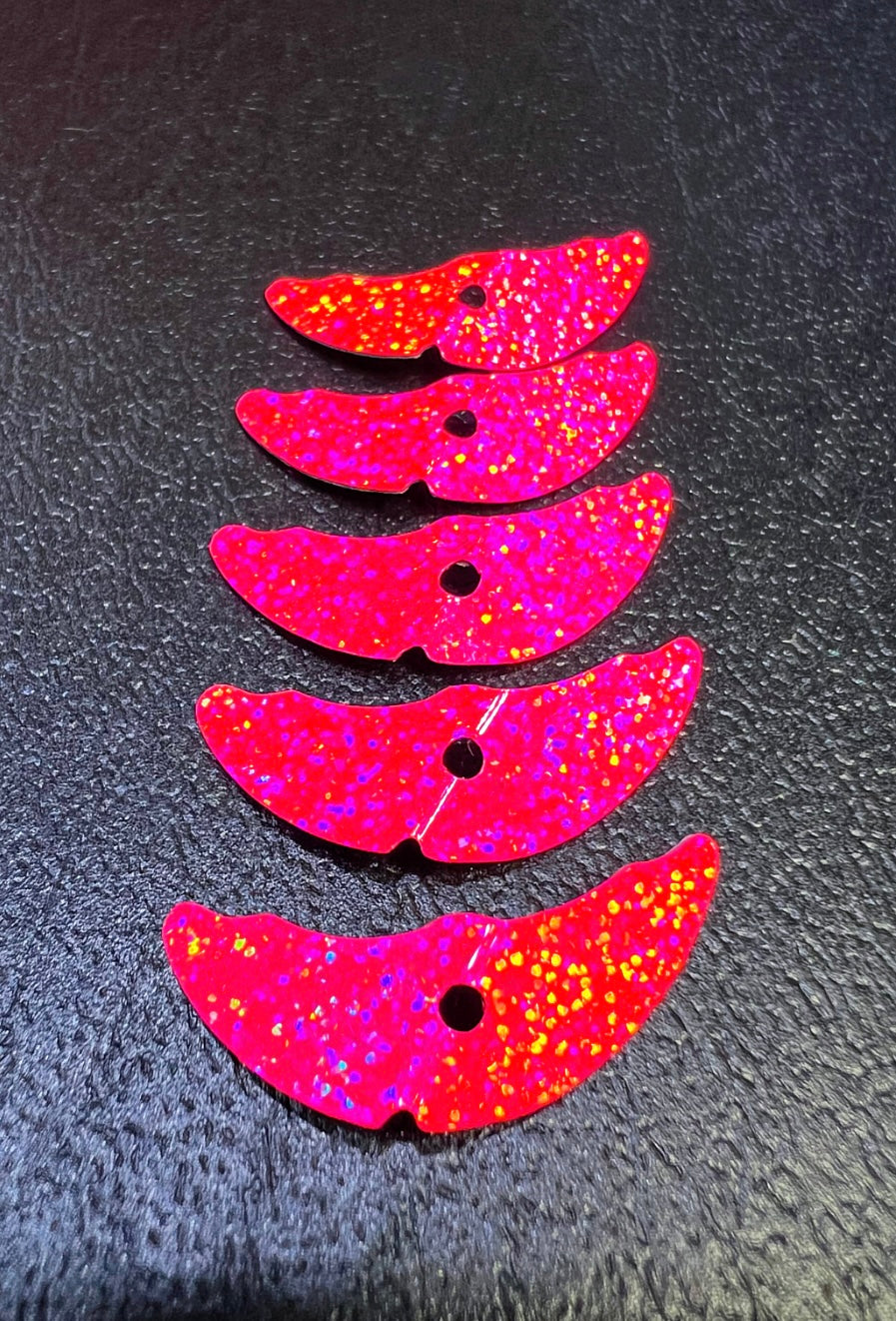 MINI GLITTER HOT PINK (5pk) DOUBLE SIDED