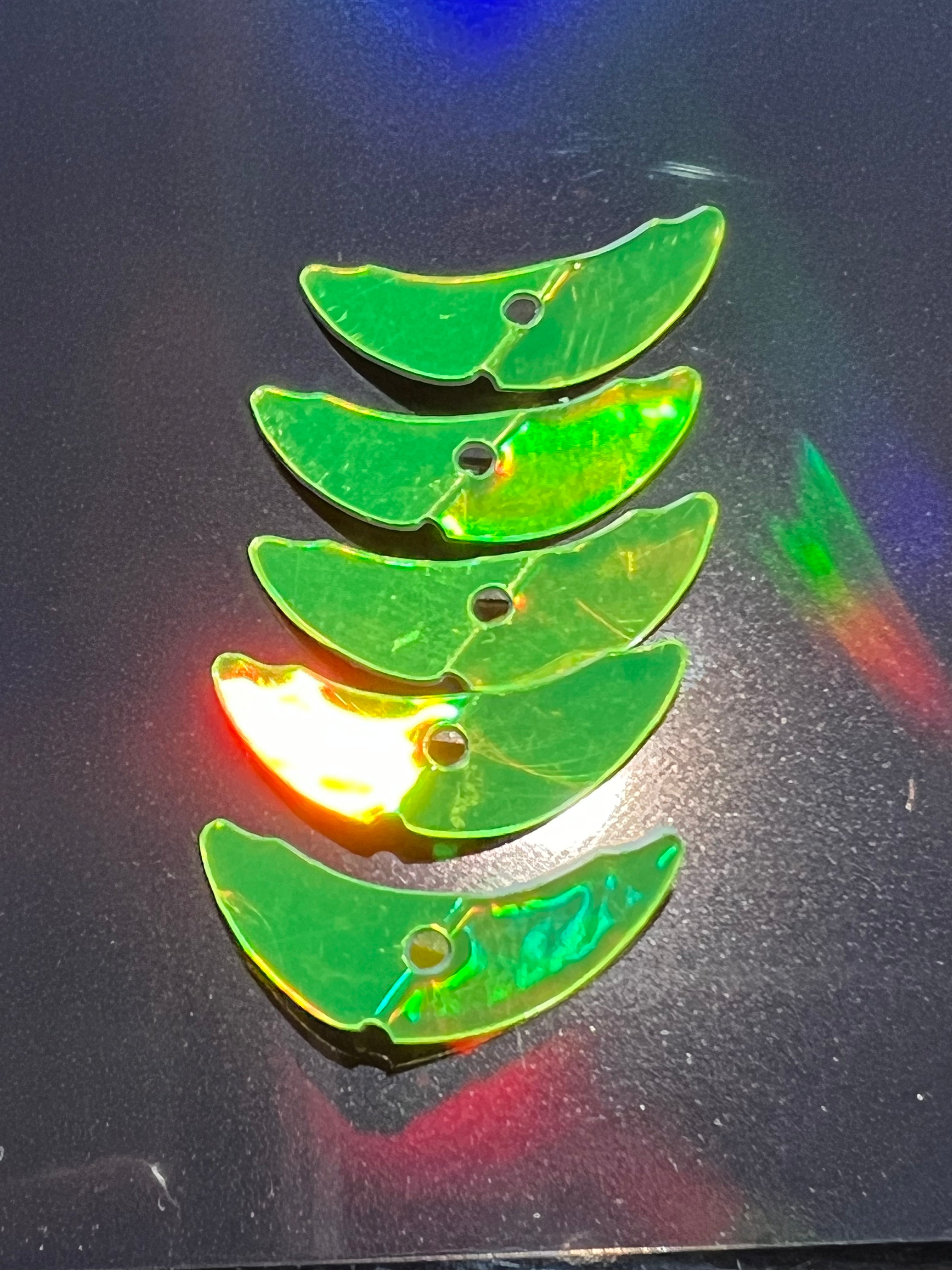 BANG BANG chartreuse (5pk) double sided